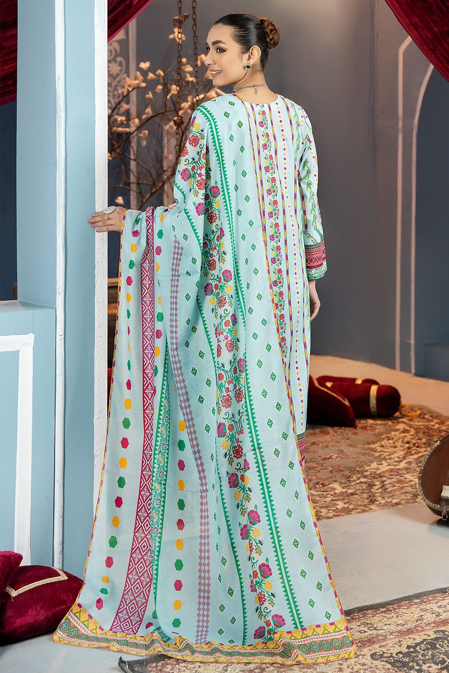 Safwa Summer Printed Lawn Unstitched 3 Piece Suit SSP-17