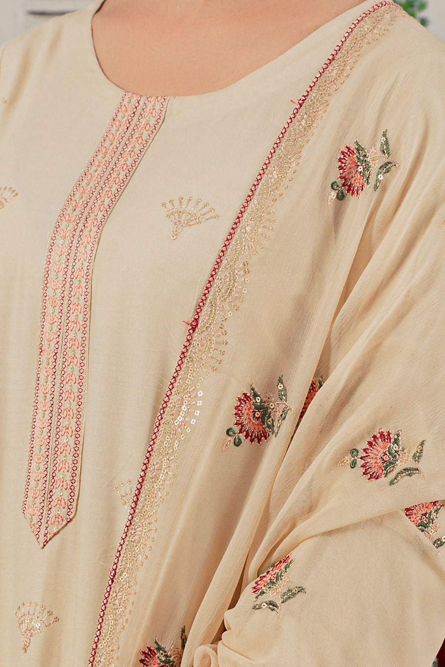 GVS-07 - SAFWA GLAM EMBROIDERED 3-PIECE COLLECTION VOL 01