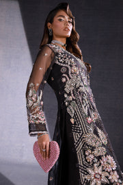 Ermina by Ezra Luxury Hand Embellished Organza Unstitched 3Pc Suit - RAYA