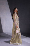 Ermina by Ezra Luxury Hand Embellished Organza Unstitched 3Pc Suit - MUSKAN