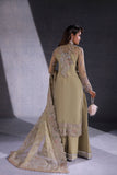 Ermina by Ezra Luxury Hand Embellished Organza Unstitched 3Pc Suit - MUSKAN