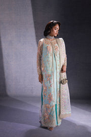 Ermina by Ezra Luxury Hand Embellished Net Unstitched 3Pc Suit - VIRSA