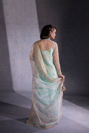 Ermina by Ezra Luxury Hand Embellished Net Unstitched 3Pc Suit - VIRSA