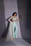 Ermina by Ezra Luxury Hand Embellished Net Unstitched 3Pc Suit - VIRSA