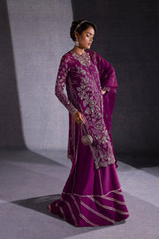 Ermina by Ezra Luxury Hand Embellished Organza Unstitched 3Pc Suit - KOYAL
