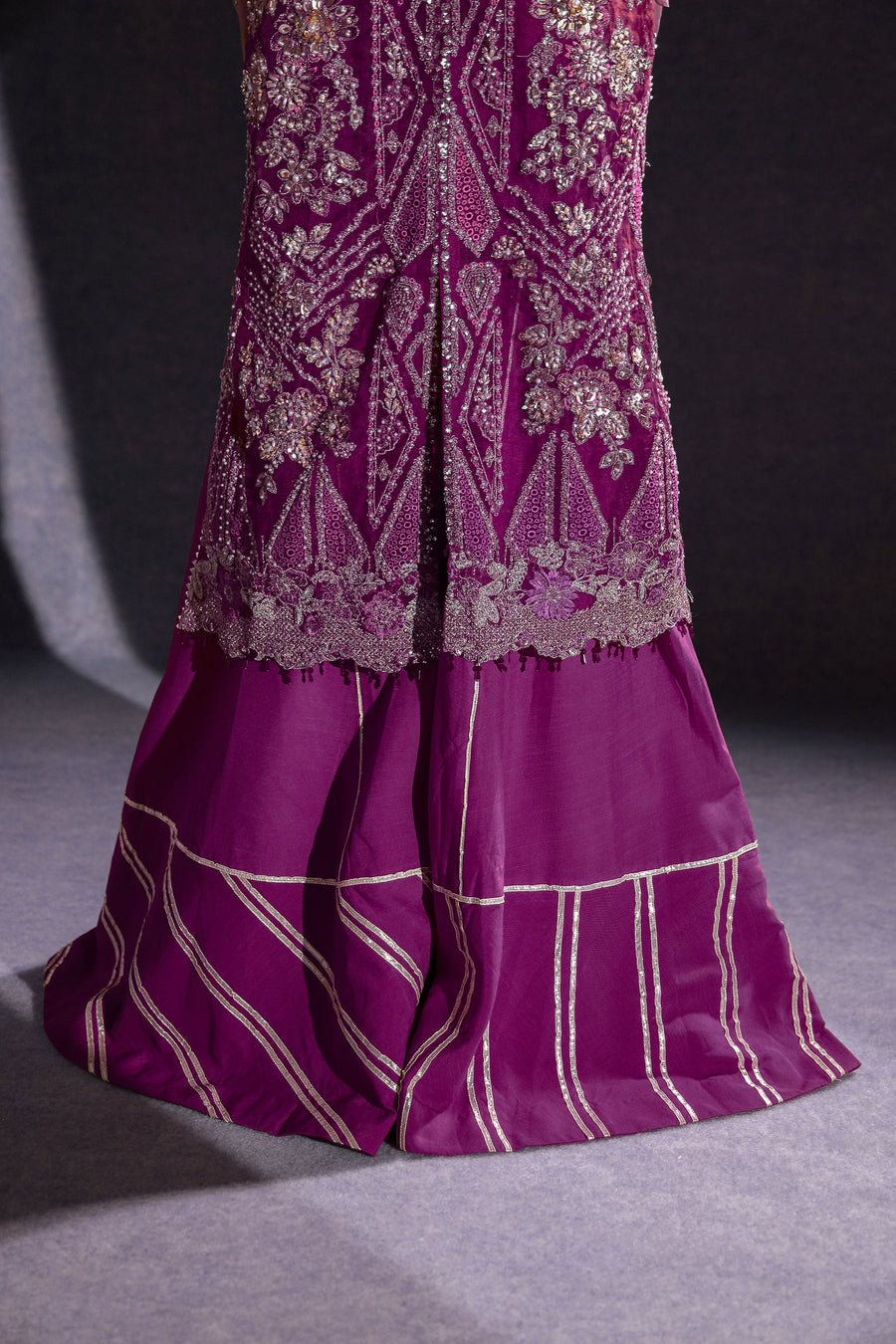 Ermina by Ezra Luxury Hand Embellished Organza Unstitched 3Pc Suit - KOYAL