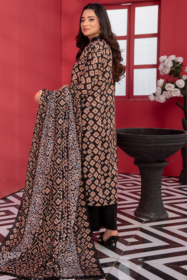 SGL-07 - SAFWA GLORIA KHADDAR 3 PIECE COLLECTION