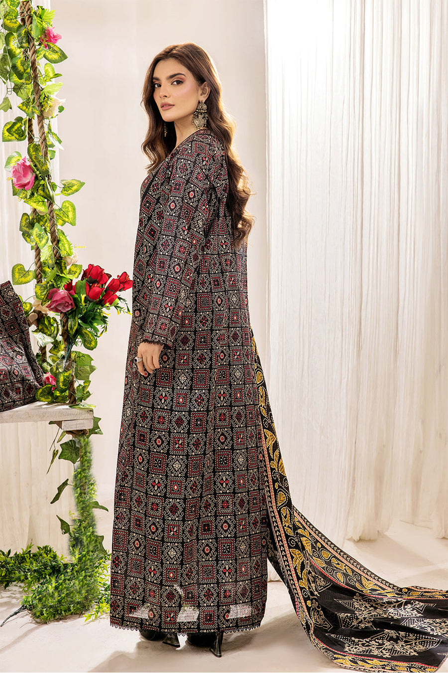 Coco by Safwa Printed Lawn Unstitched 2Pc Suit COC-04