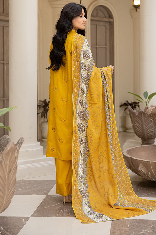 Safwa Ashley Embroidered Viscose Doria Unstitched 3Pc Suit ASC-17