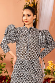 Safwa Orla Unstitched Printed Lawn 2Piece Suit - OR 75