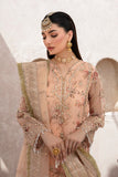 Zarposh Jahanara Festive Embroidered Organza Unstitched 3Pc Suit - NURI