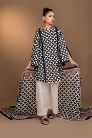 Ixora by Safwa Fine Printed Doria Lawn Unstitched 3Pc Suit ICS-30