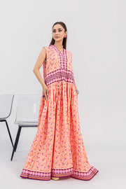 Safwa Orla Unstitched Printed Lawn 2Piece Suit - OR 91