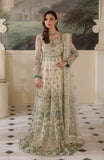 Reve Royal by Fabiha Fatima Embroidered Net Unstitched 3Pc Suit - PEARL