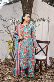 Safwa Printed Lawn Pret 3Pc Suit ( Ready To Wear ) P000515