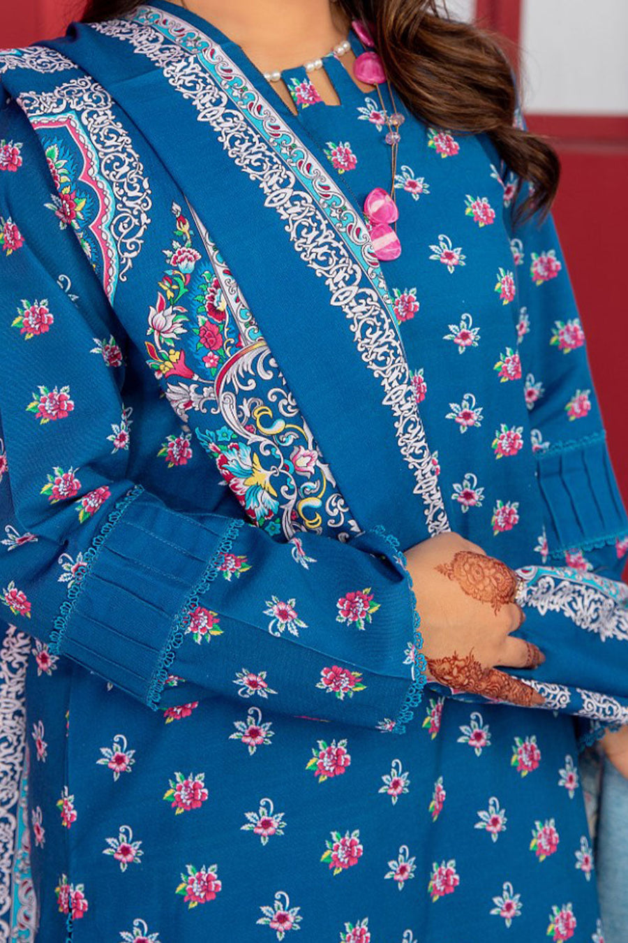 SGL-18 - SAFWA GLORIA KHADDAR 3 PIECE COLLECTION