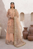 Zarposh Jahanara Festive Embroidered Organza Unstitched 3Pc Suit - NURI