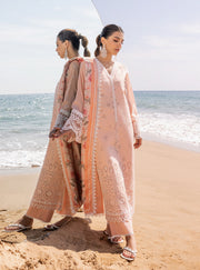 Zainab Chottani Embroidered Chikankari Lawn Unstitched 3Pc Suit D-02A Nora