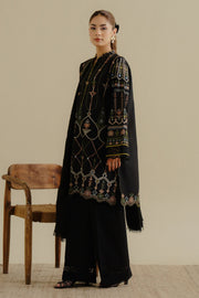 Coco by Zara Shahjahan Embroidered Lawn Unstitched 3Pc Suit 02A-IRIS