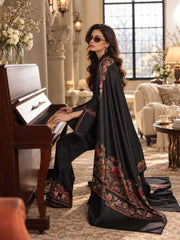 Noor by Saadia Asad Printskhaas Embroidered Linen Unstitched 3Pc Suit D-02A