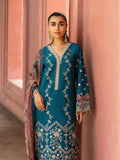 Zainab Chottani Embroidered Chikankari Lawn Unstitched 3Pc Suit D-02A Izrah