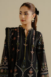 Coco by Zara Shahjahan Embroidered Lawn Unstitched 3Pc Suit 02A-IRIS