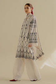 Coco by Zara Shahjahan Embroidered Lawn Unstitched 3Pc Suit 02B-IRIS