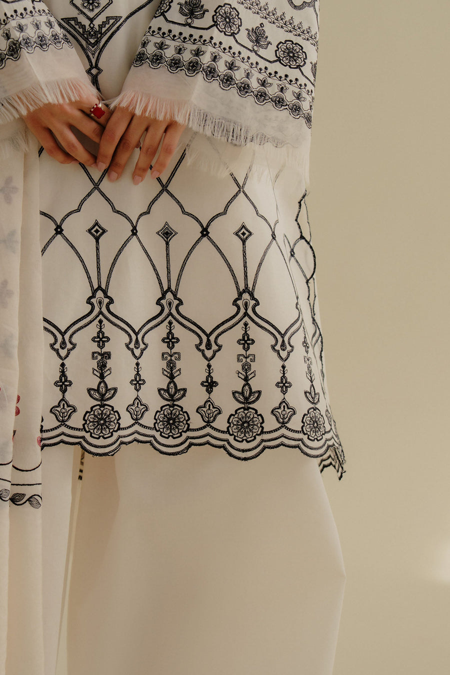 Coco by Zara Shahjahan Embroidered Lawn Unstitched 3Pc Suit 02B-IRIS