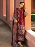 Zainab Chottani Embroidered Chikankari Lawn Unstitched 3Pc Suit D-02B Izrah
