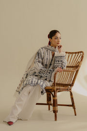 Coco by Zara Shahjahan Embroidered Lawn Unstitched 3Pc Suit 02B-IRIS