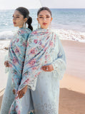Zainab Chottani Embroidered Chikankari Lawn Unstitched 3Pc Suit D-02B Nora
