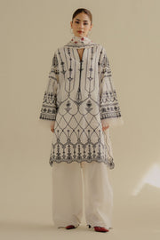 Coco by Zara Shahjahan Embroidered Lawn Unstitched 3Pc Suit 02B-IRIS