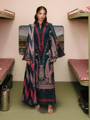 Maria B MBasics Embroidered Slub Khaddar Unstitched 3Pc Suit MB-CUSV15-02B