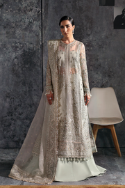 Zarposh Seraphine Embroidered Organza Unstitched 3Pc Suit - HALO