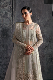 Zarposh Seraphine Embroidered Organza Unstitched 3Pc Suit - HALO
