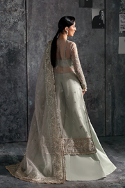 Zarposh Seraphine Embroidered Organza Unstitched 3Pc Suit - HALO