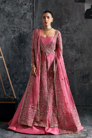 Zarposh Seraphine Embroidered Organza Unstitched 3Pc Suit - LILIUM
