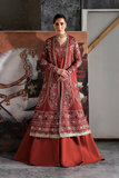 Zarposh Seraphine Embroidered Shisha Silk Unstitched 3Pc Suit - AMORETTE