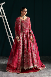 Zarposh Seraphine Embroidered Organza Unstitched 3Pc Suit - MIRAGE