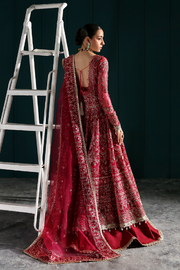 Zarposh Seraphine Embroidered Organza Unstitched 3Pc Suit - MIRAGE