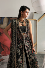 Zarposh Seraphine Embroidered Organza Unstitched 3Pc Suit - SORREL
