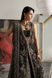 Zarposh Seraphine Embroidered Organza Unstitched 3Pc Suit - SORREL