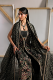 Zarposh Seraphine Embroidered Organza Unstitched 3Pc Suit - SORREL