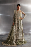 Zarposh Seraphine Embroidered Net Unstitched 3Pc Suit - WILLOW