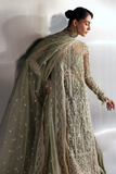 Zarposh Seraphine Embroidered Net Unstitched 3Pc Suit - WILLOW