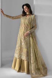 Zarposh Seraphine Embroidered Organza Unstitched 3Pc Suit - Elixir