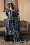 Zarposh Jahanara Festive Embroidered Raw Silk Unstitched 3Pc Suit - Inara