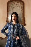 Zarposh Jahanara Festive Embroidered Raw Silk Unstitched 3Pc Suit - Inara