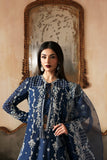 Zarposh Jahanara Festive Embroidered Raw Silk Unstitched 3Pc Suit - Inara