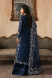 Zarposh Jahanara Festive Embroidered Raw Silk Unstitched 3Pc Suit - Inara